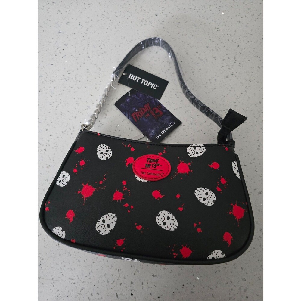 Friday the 13th Jason Mask & Blood Baguette Bag Her Universe NEW